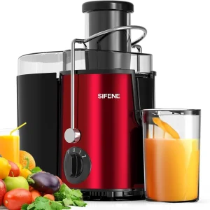 3" Big Mouth Centrifugal Juicer Extractor Red